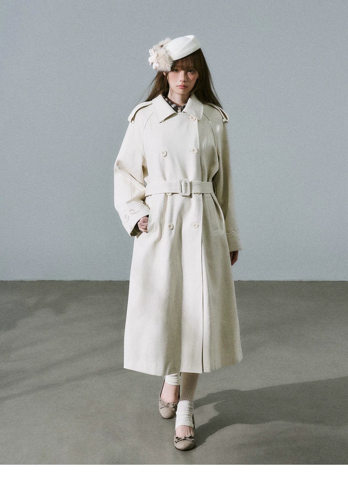 Double-Breasted Trench Coat
