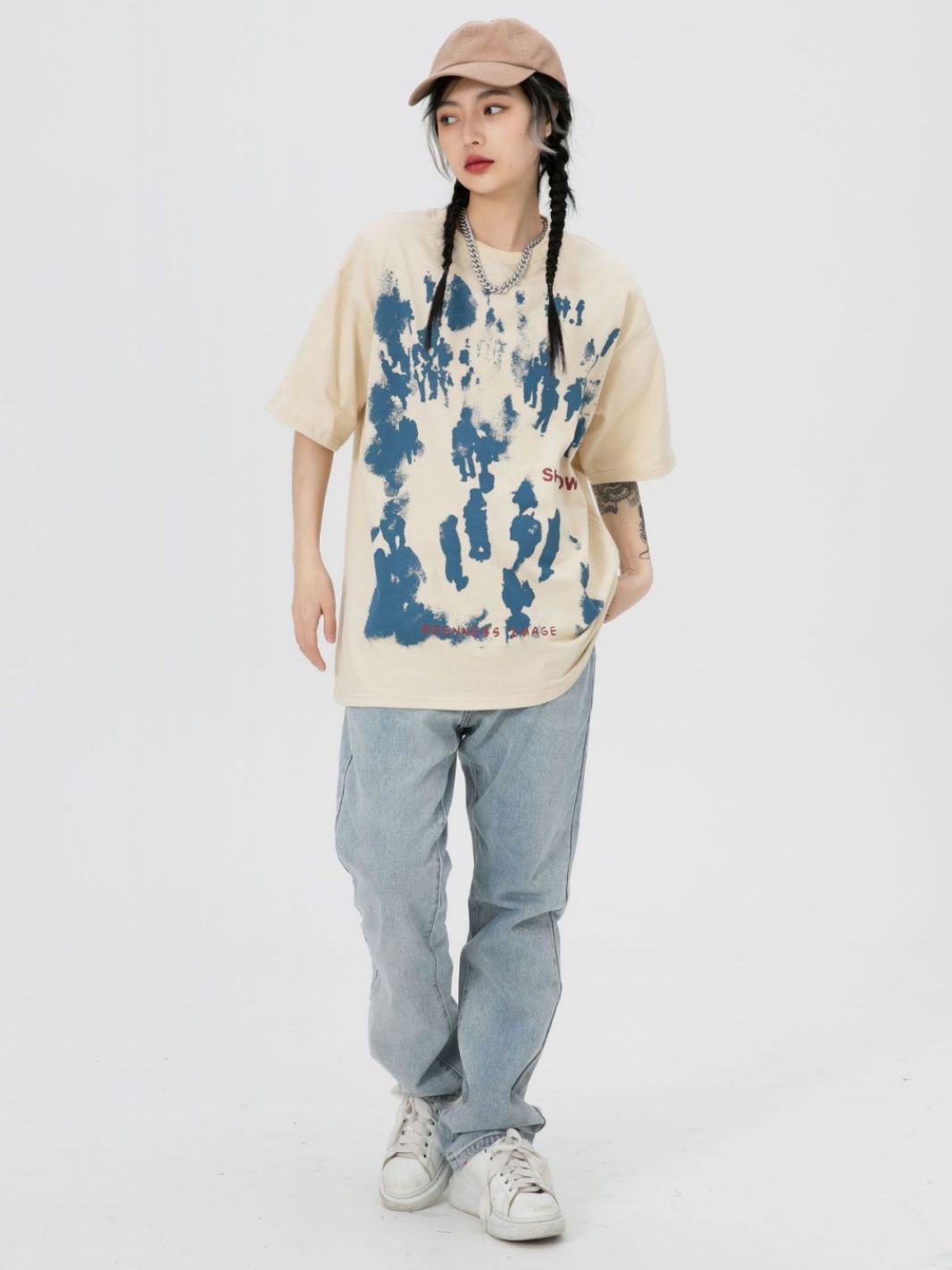 T-shirt grafica Shadow Steps