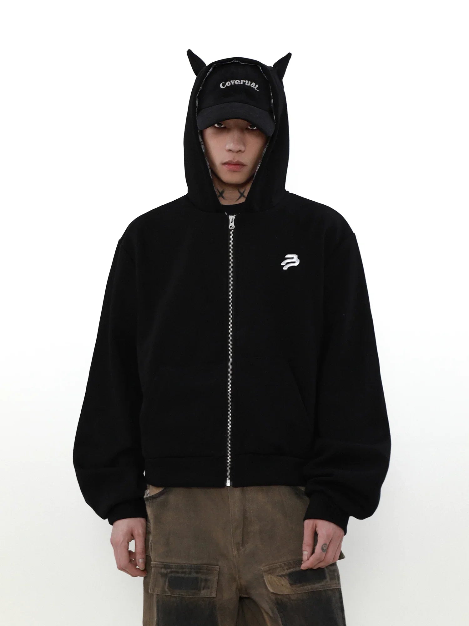 Short Zipper Hoodie