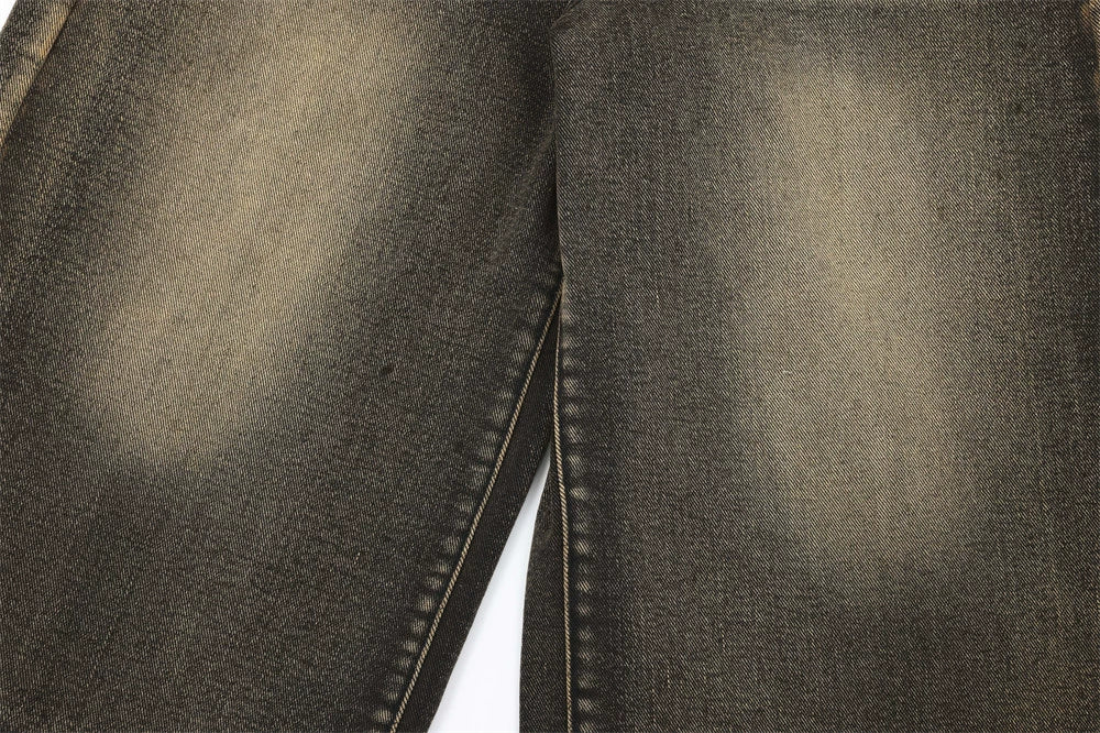 Pantalones cortos vintage lavados y arrugados