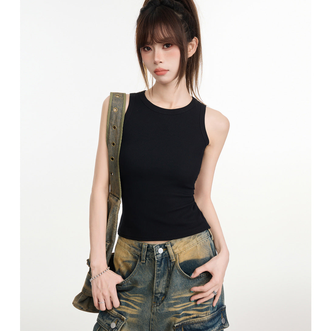 Halloween Tomb Raider Costume Black Top