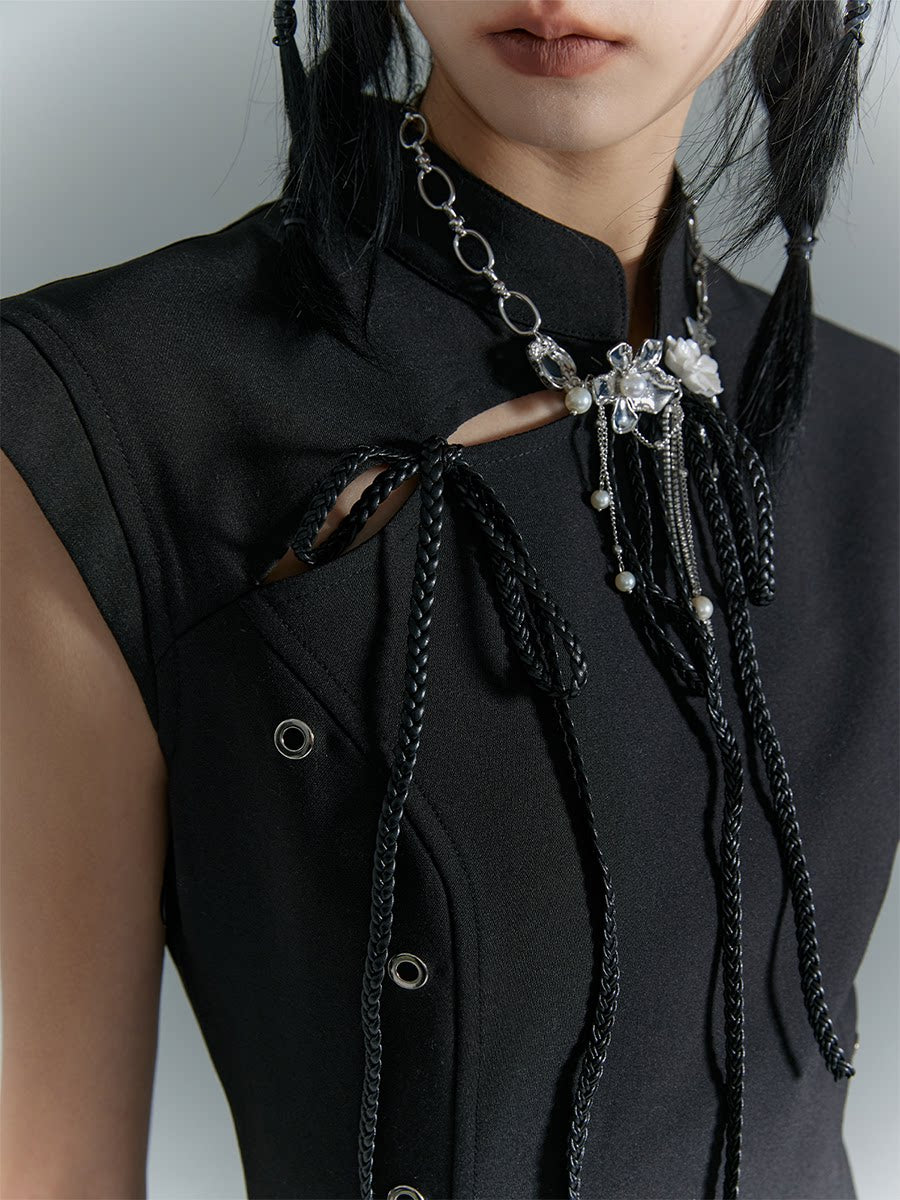 Flower Chain Choker Necklace