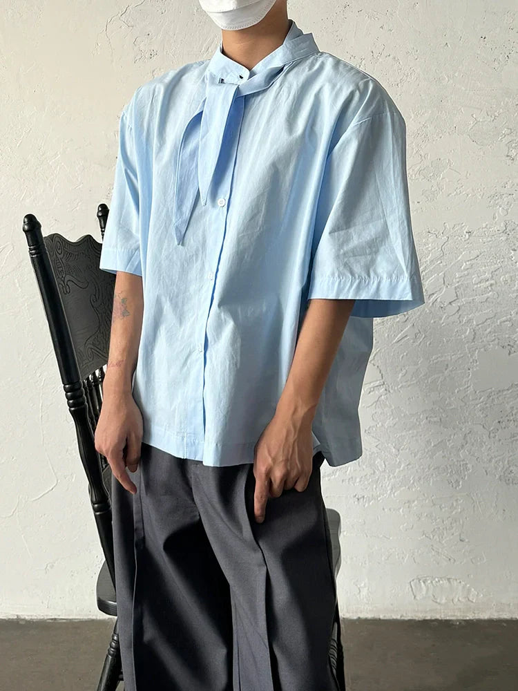 Ruffle Short Sleeve Shirt