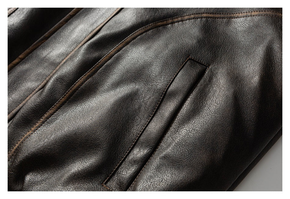 Veste en cuir américaine vintage