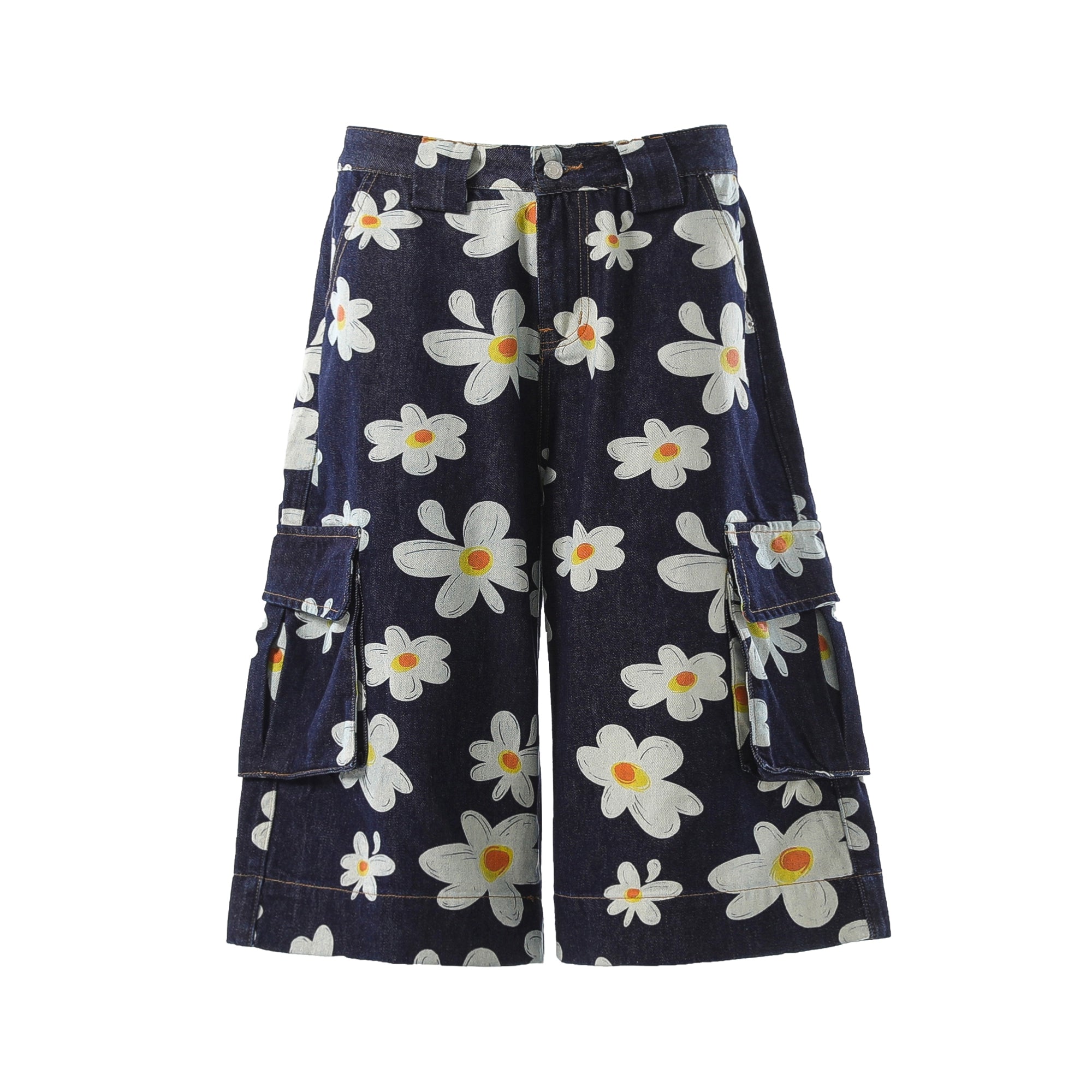 Vintage Daisy Floral Jorts - MADXMARX