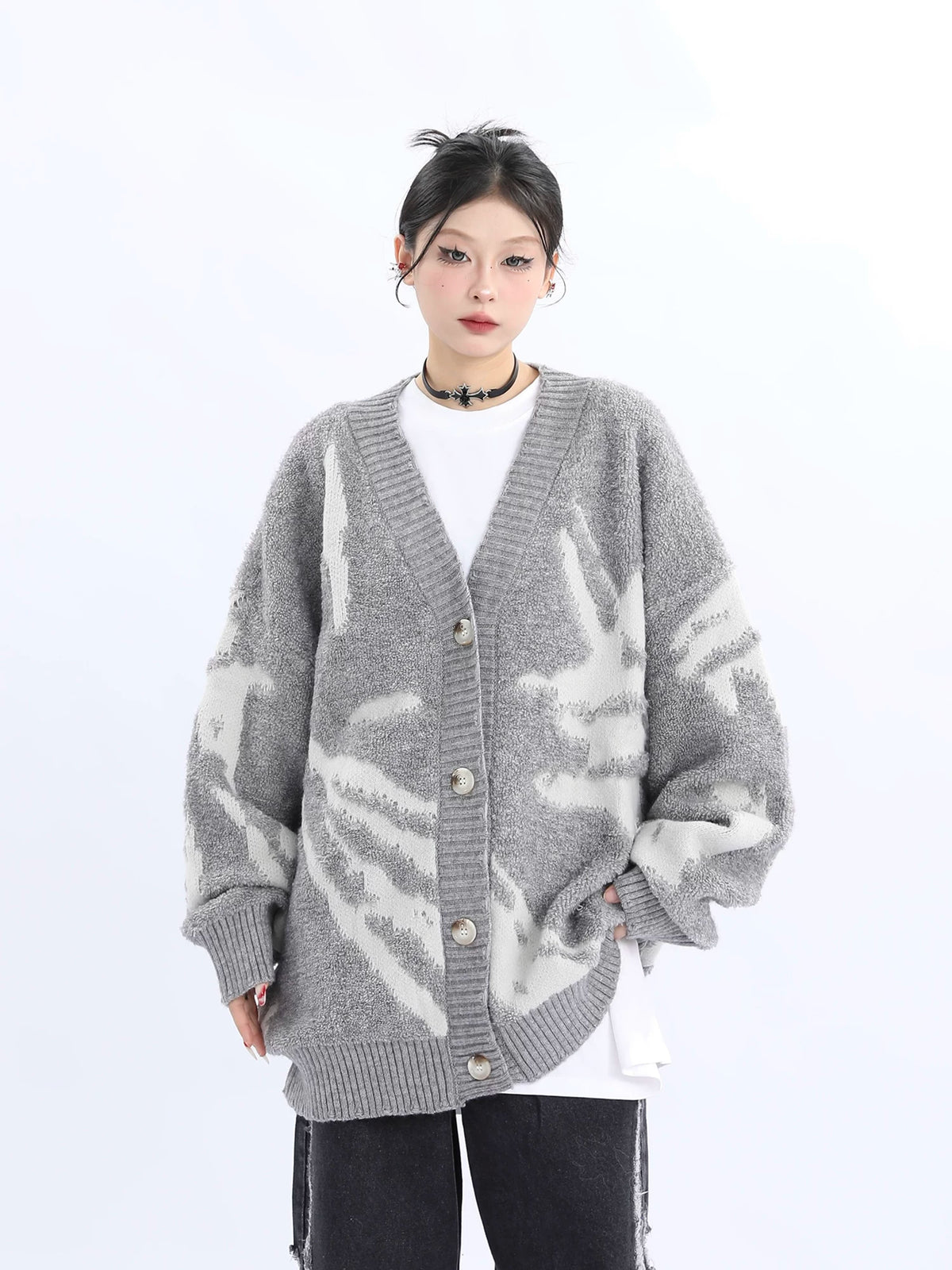 Oversized Knit Cardigan
