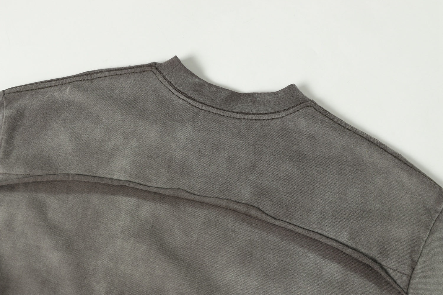Washed Raw Hem Short Sleeve T-Shirt