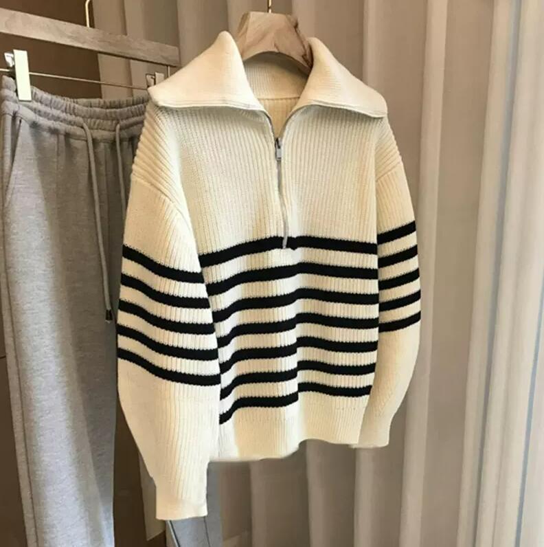 Striped Pullover Sweater
