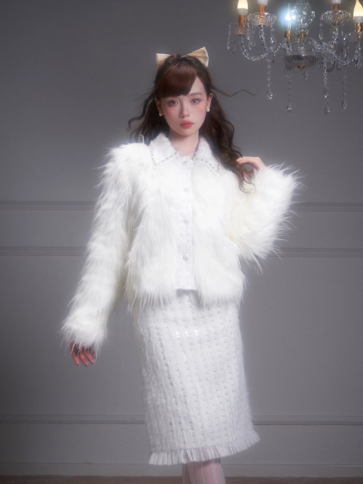 White long skirt