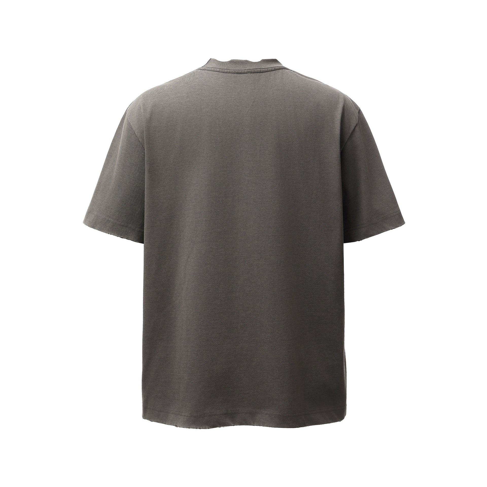 Portrait Letter Print Short Sleeve T-Shirt