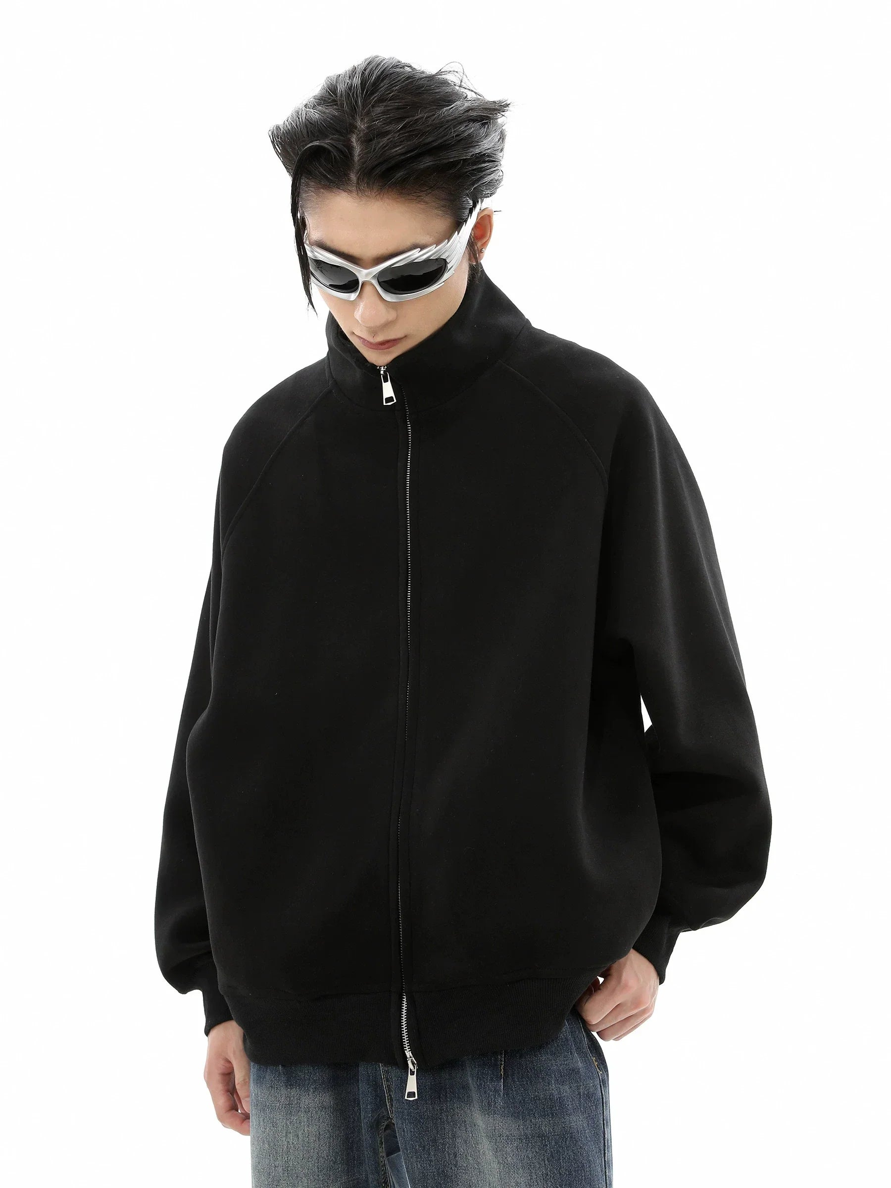 Heavyweight Double Ziper Sweatshirt