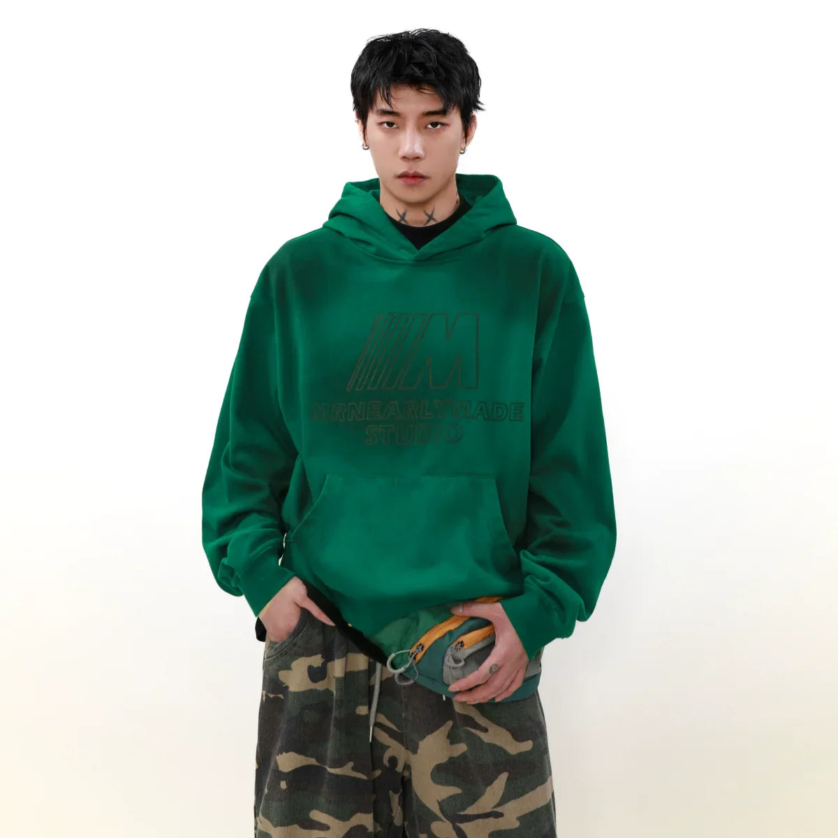 Cleanfit Print Pullover Hoodie