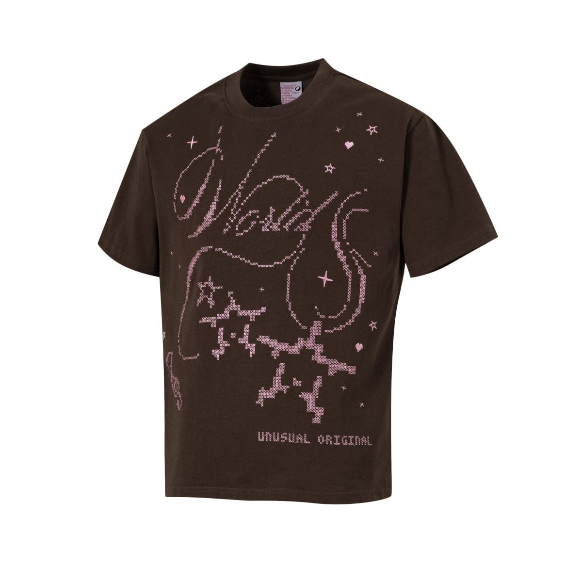 Graphic Embroidery Short Sleeve T-Shirt
