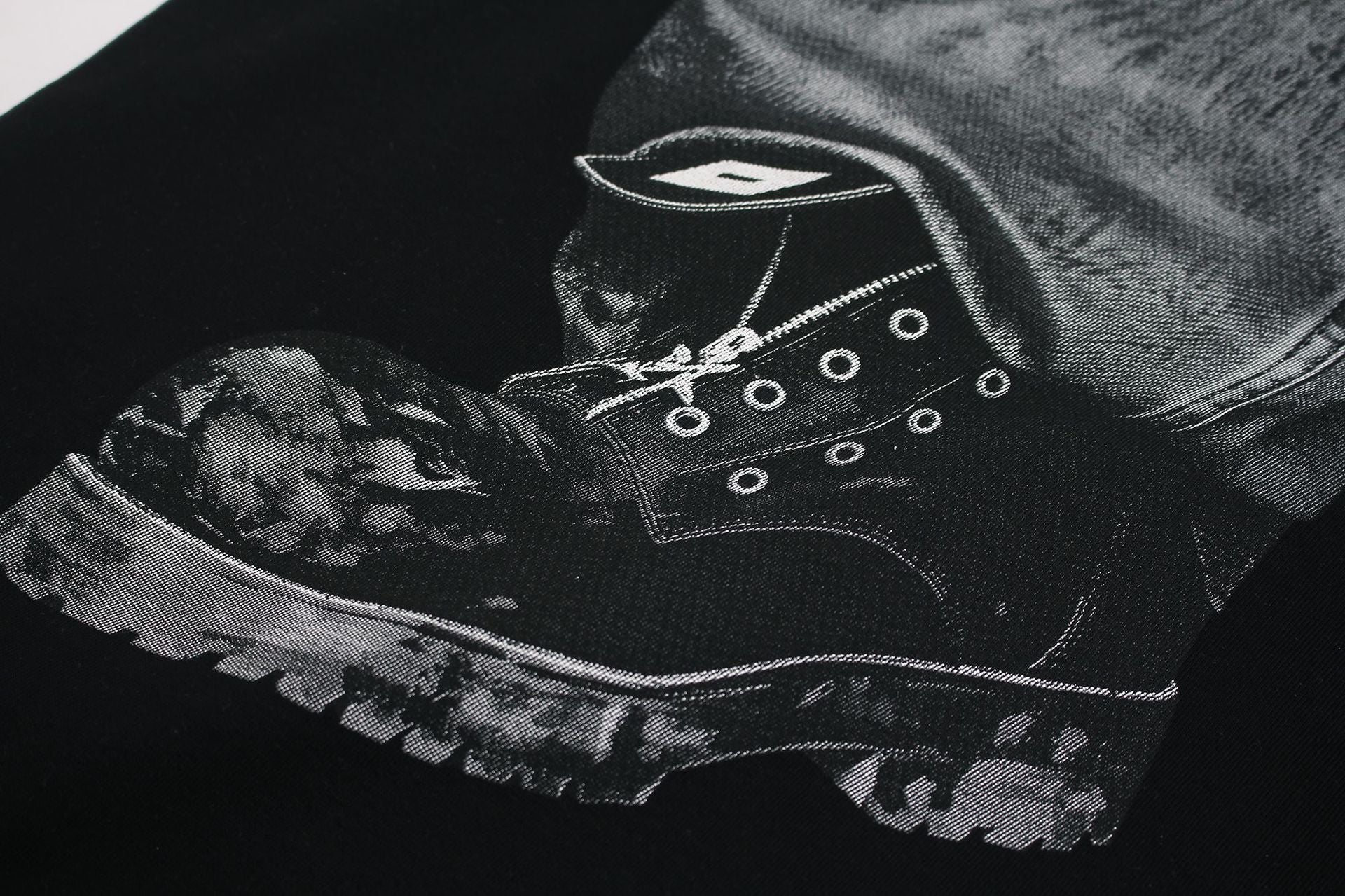 Pants Print Oversize Short Sleeve T-Shirt
