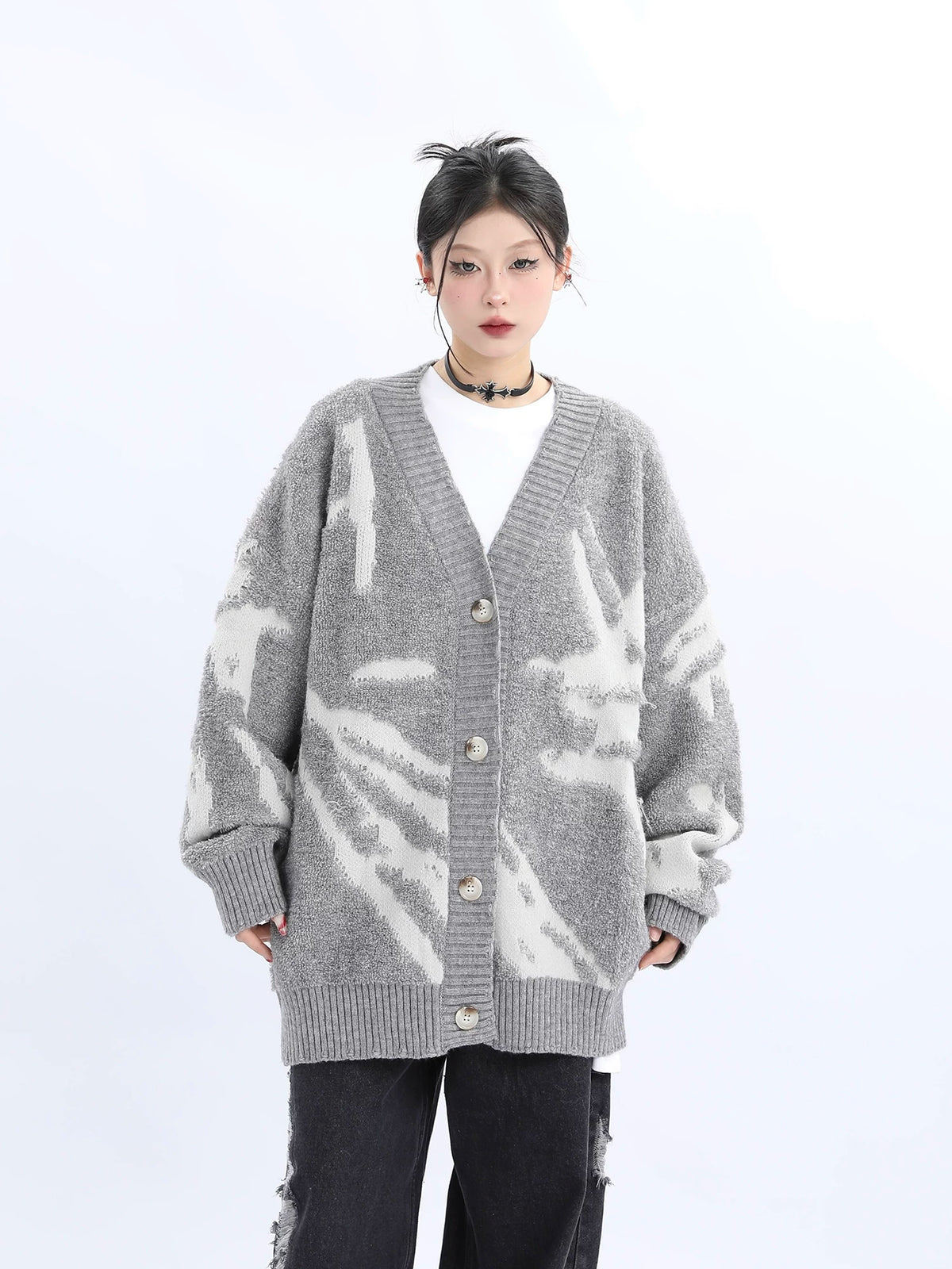 Oversized Knit Cardigan