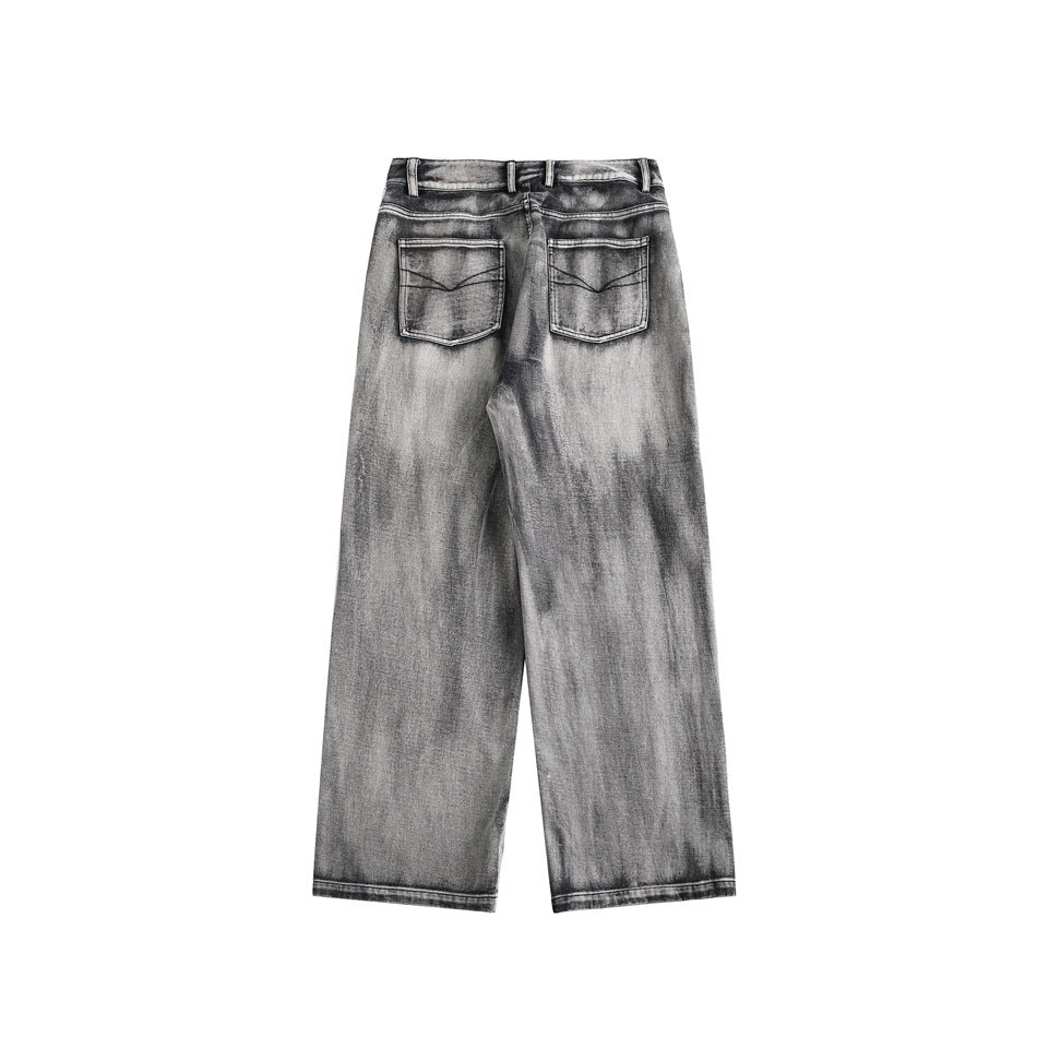 Jean large délavé vintage