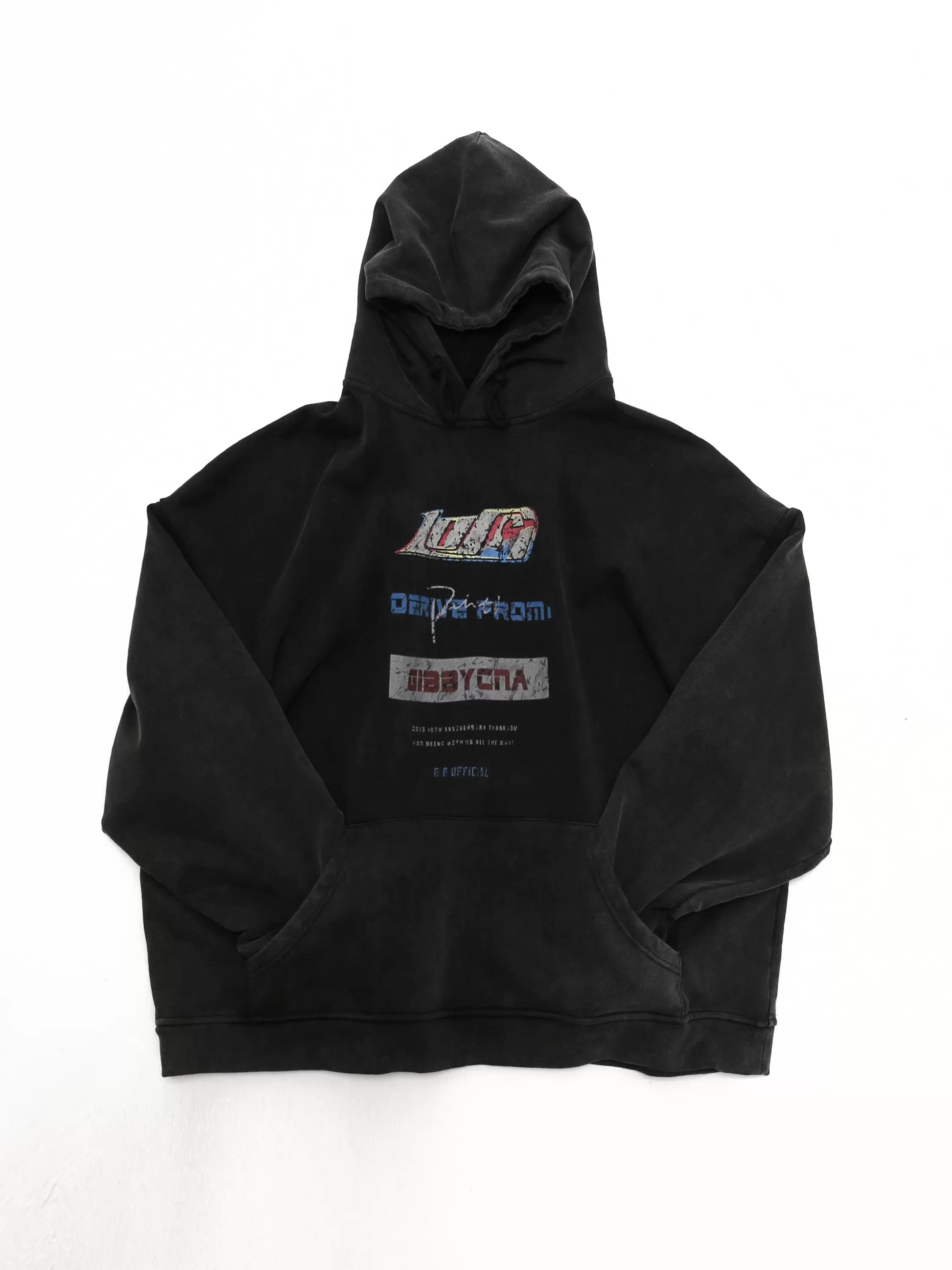 Oversize Print Hoodie