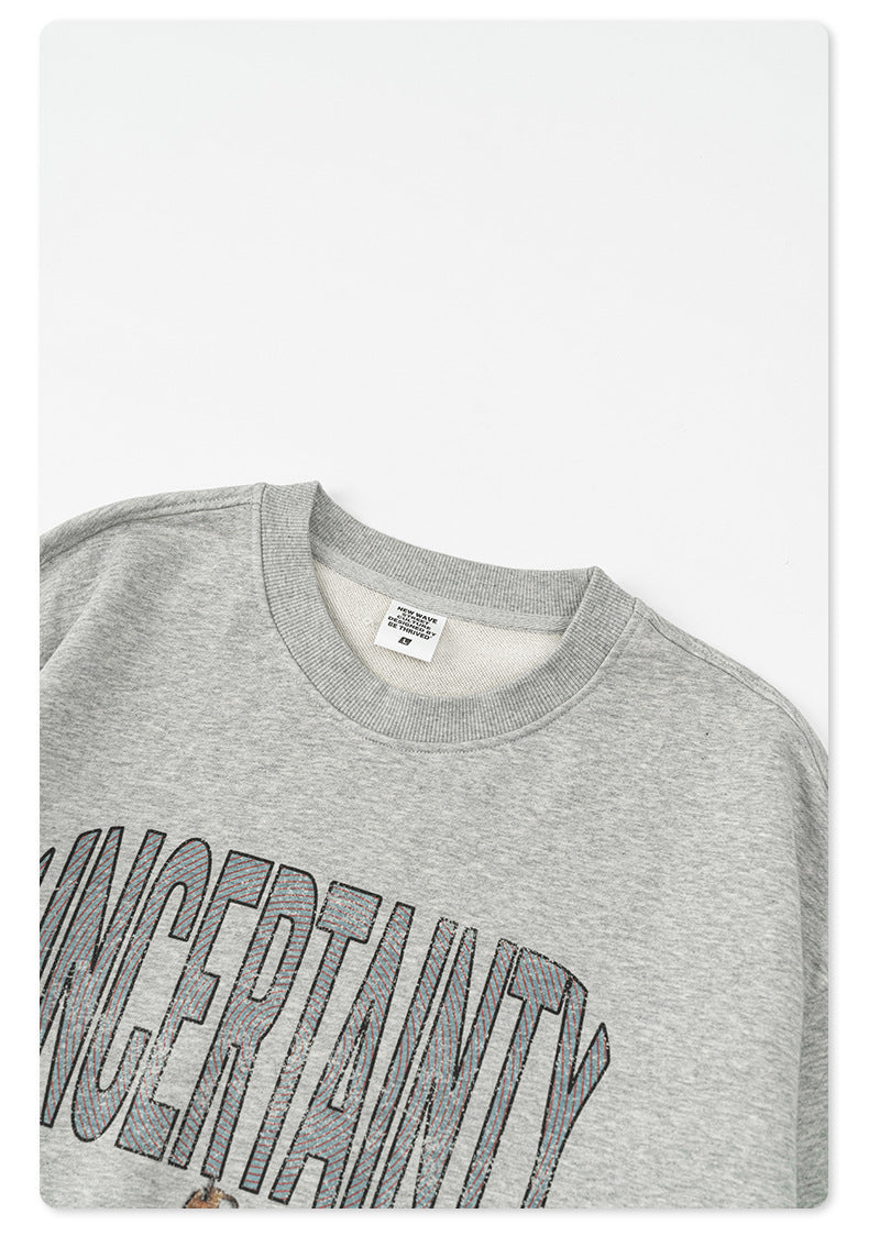 Oversize Round Neck Sweatshirt