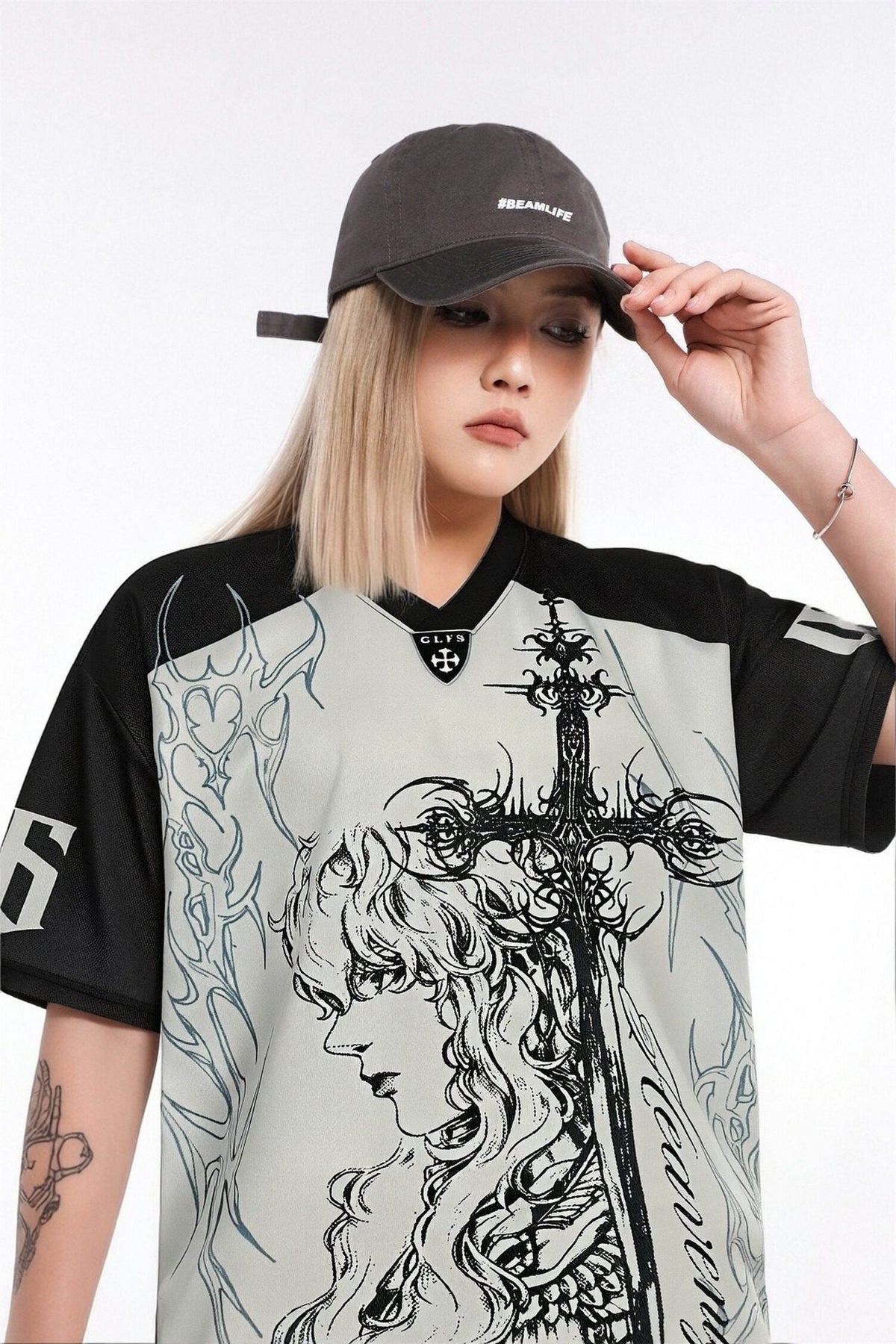 Illustration Print Short Sleeve T-Shirt