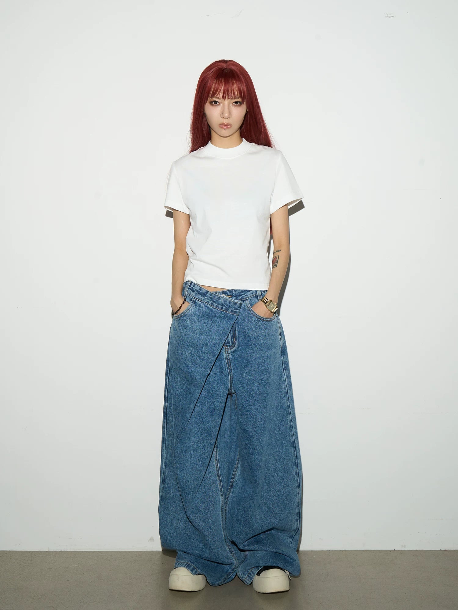 Plain Fitted Short Sleeve T-Shirt