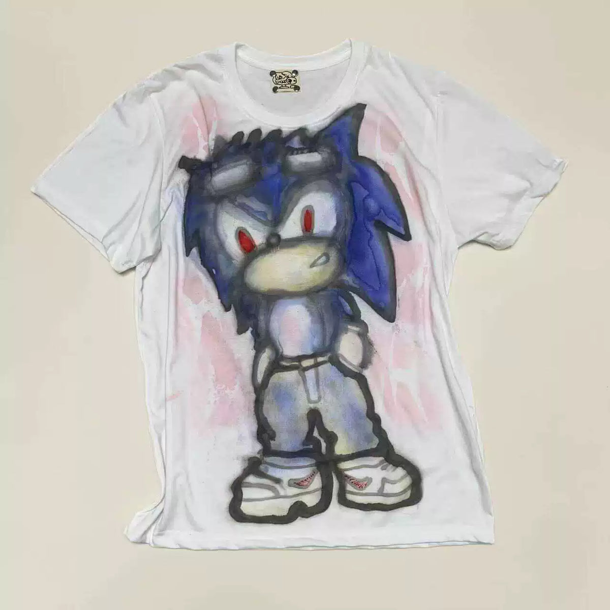 Cartoon Print Short Sleeve T-Shirt