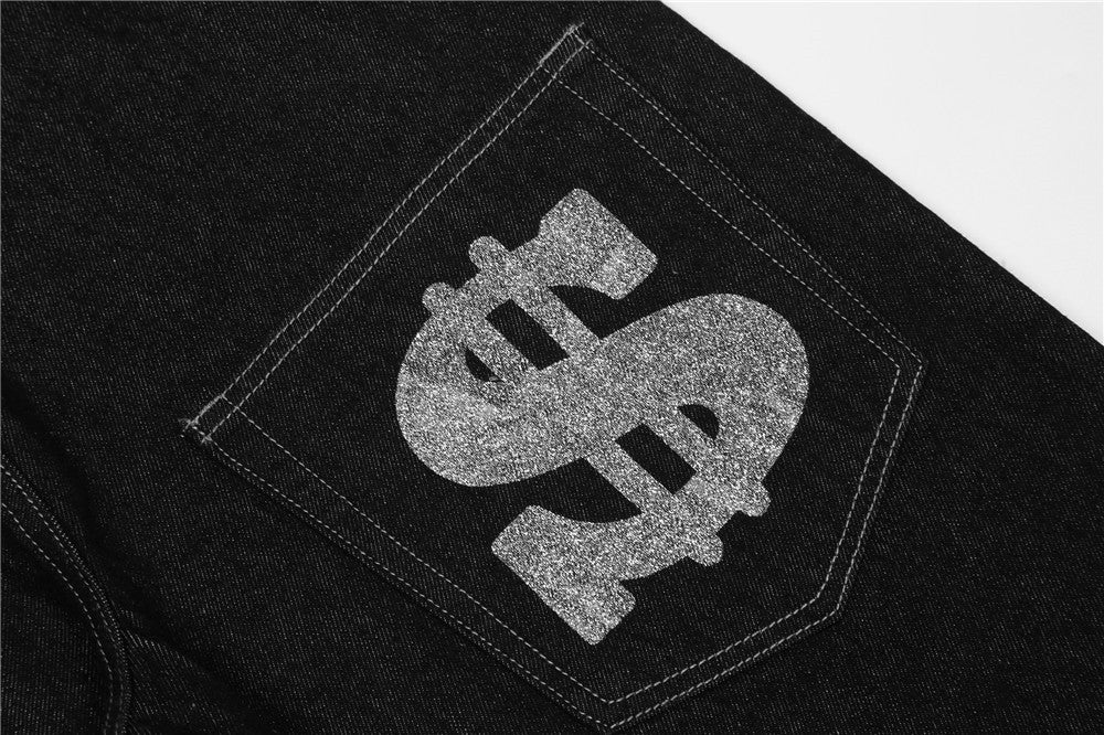 Dollars Printed Denim Jeans