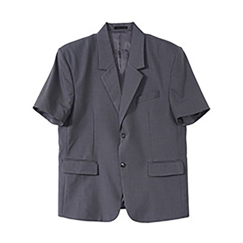 Draped Academy Short Sleeve Tailored Jacket & Draped Trousers Setup