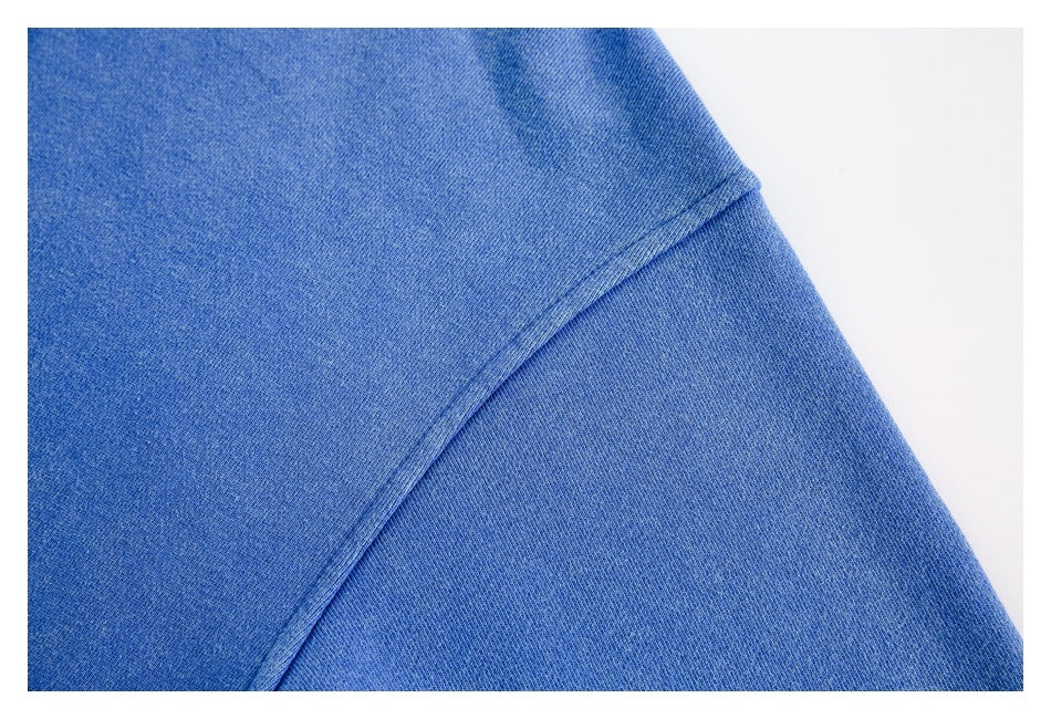 Sudadera holgada de cuello redondo