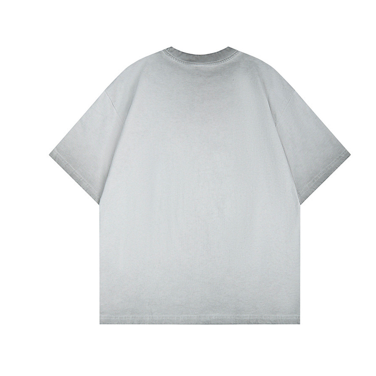 Washed Graphic Letter Print Short Sleeve T-Shirt