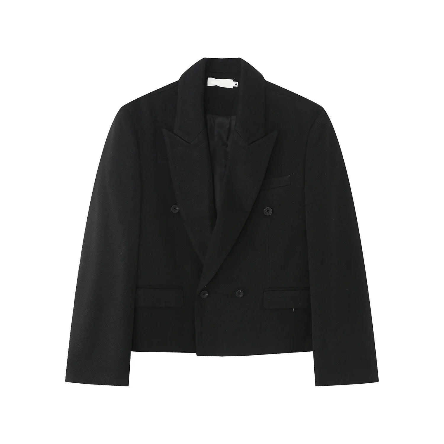 Short Tailored Jacket & Wide Leg Trousers Setup