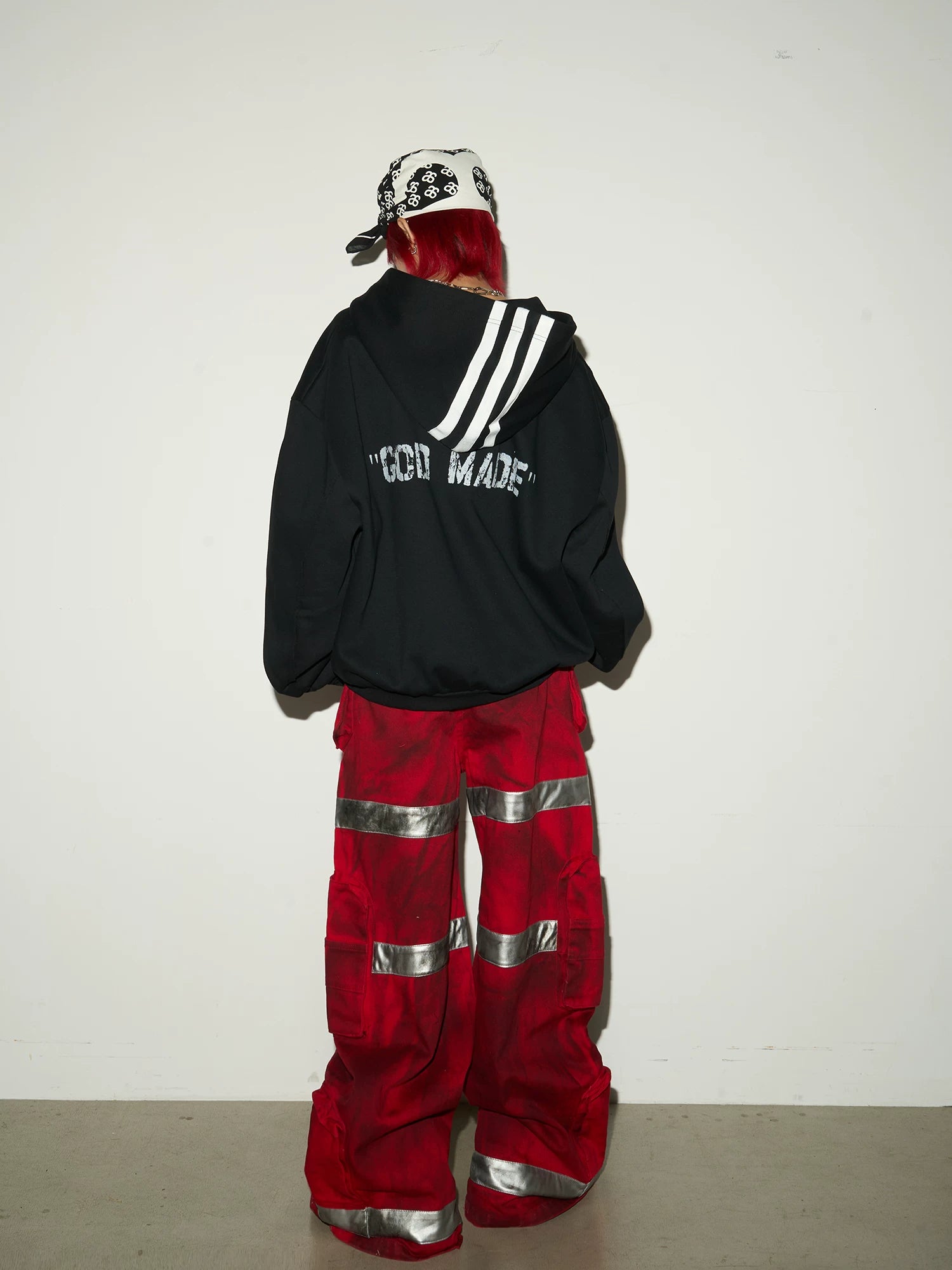 Reflective Stripe Cargo Pants
