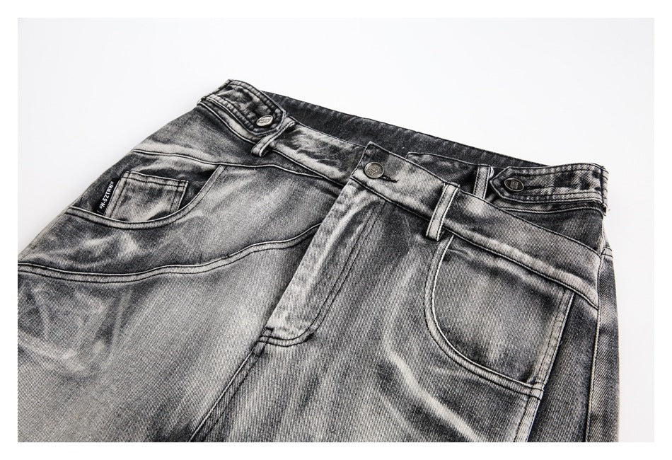 Jean large délavé vintage