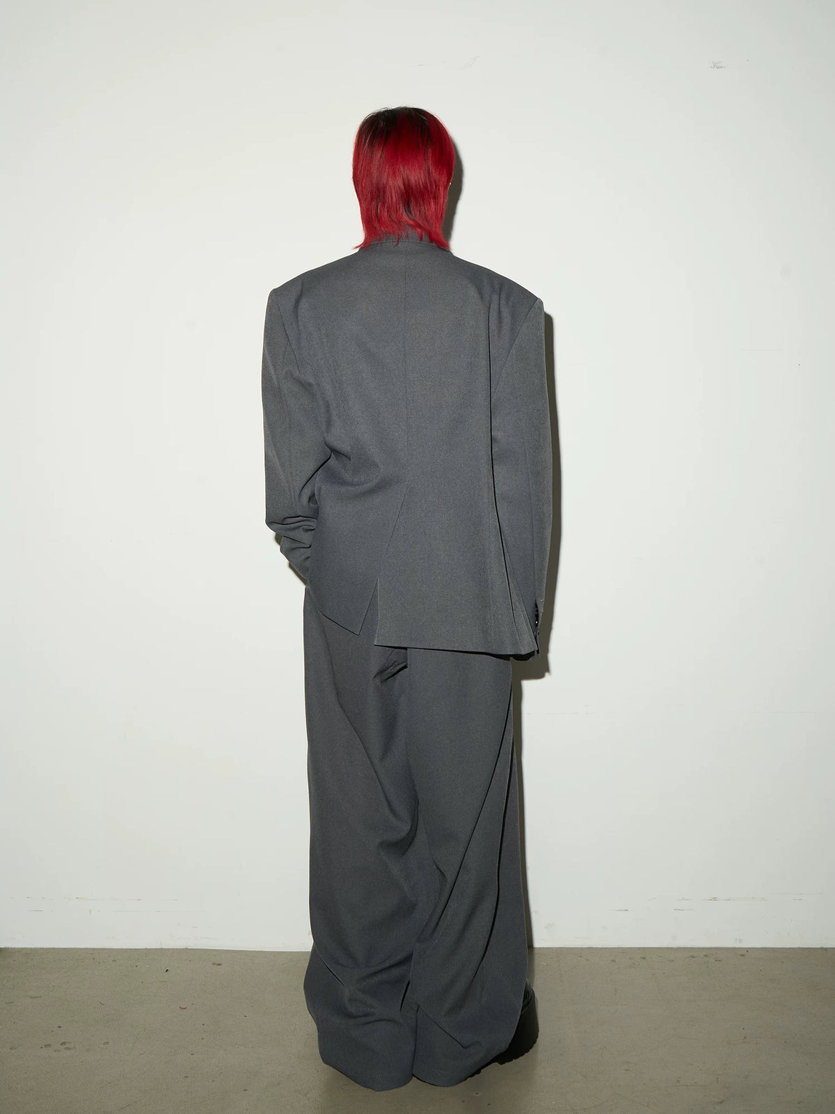 Daisy Brooch Double-Breasted Tailored Jacket & Straight Trousers Setup