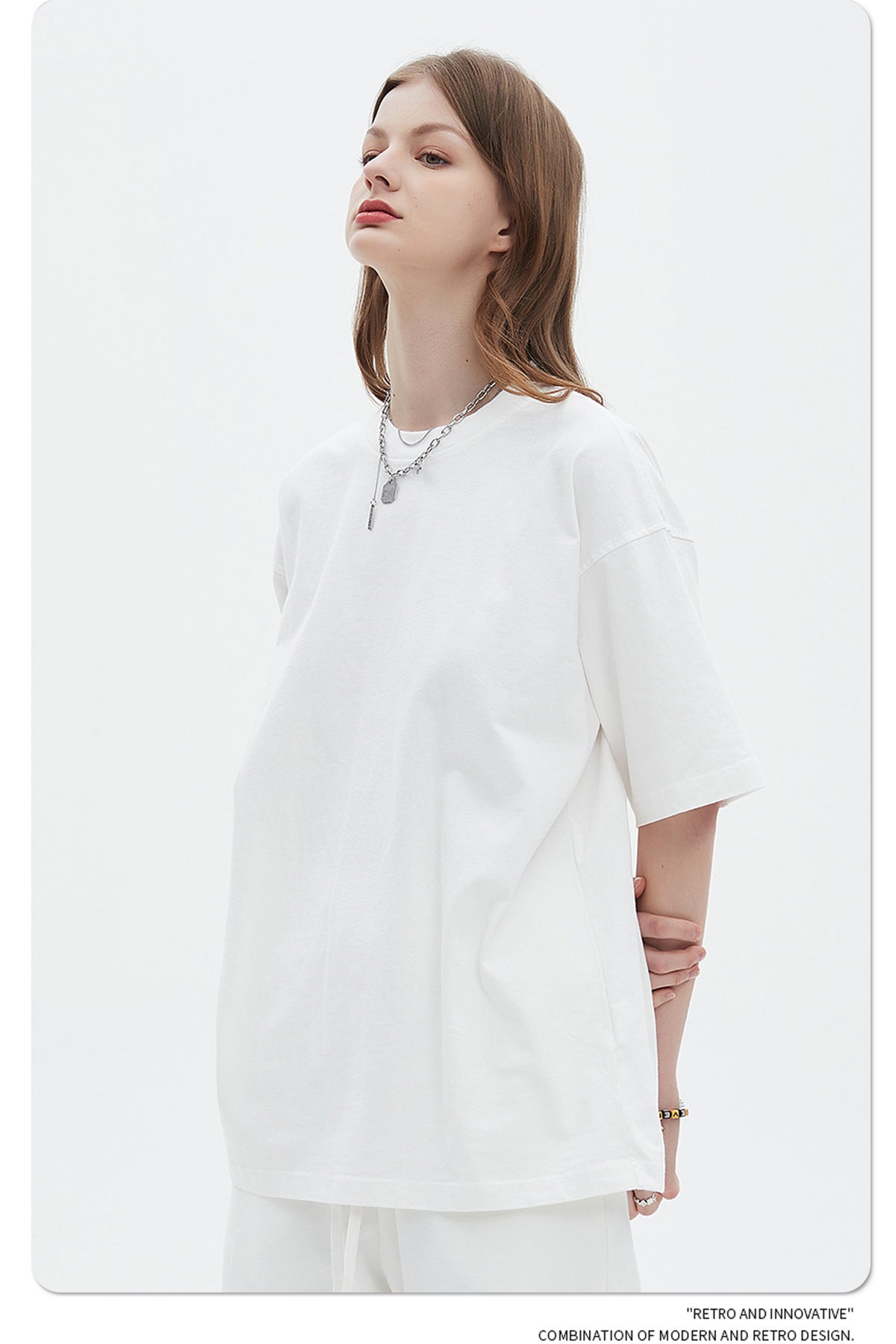 Oversize Washed Short-sleeve-T-shirt & Washed Short Sweatpants Setup