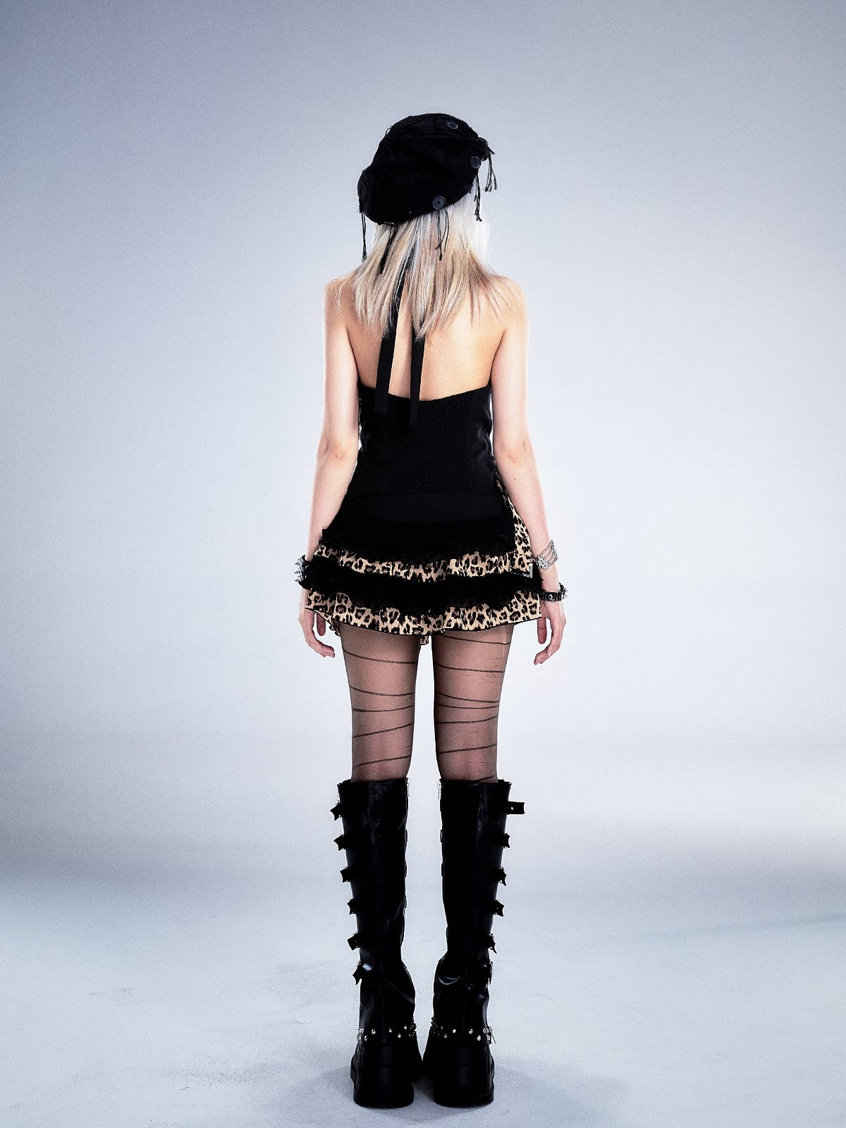 Leopard Print Halter Vest