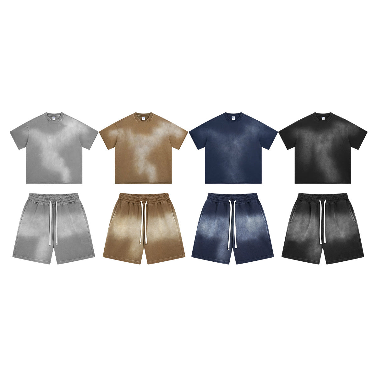 Washed Short Sleeve T-Shirt & Washed Short Setup