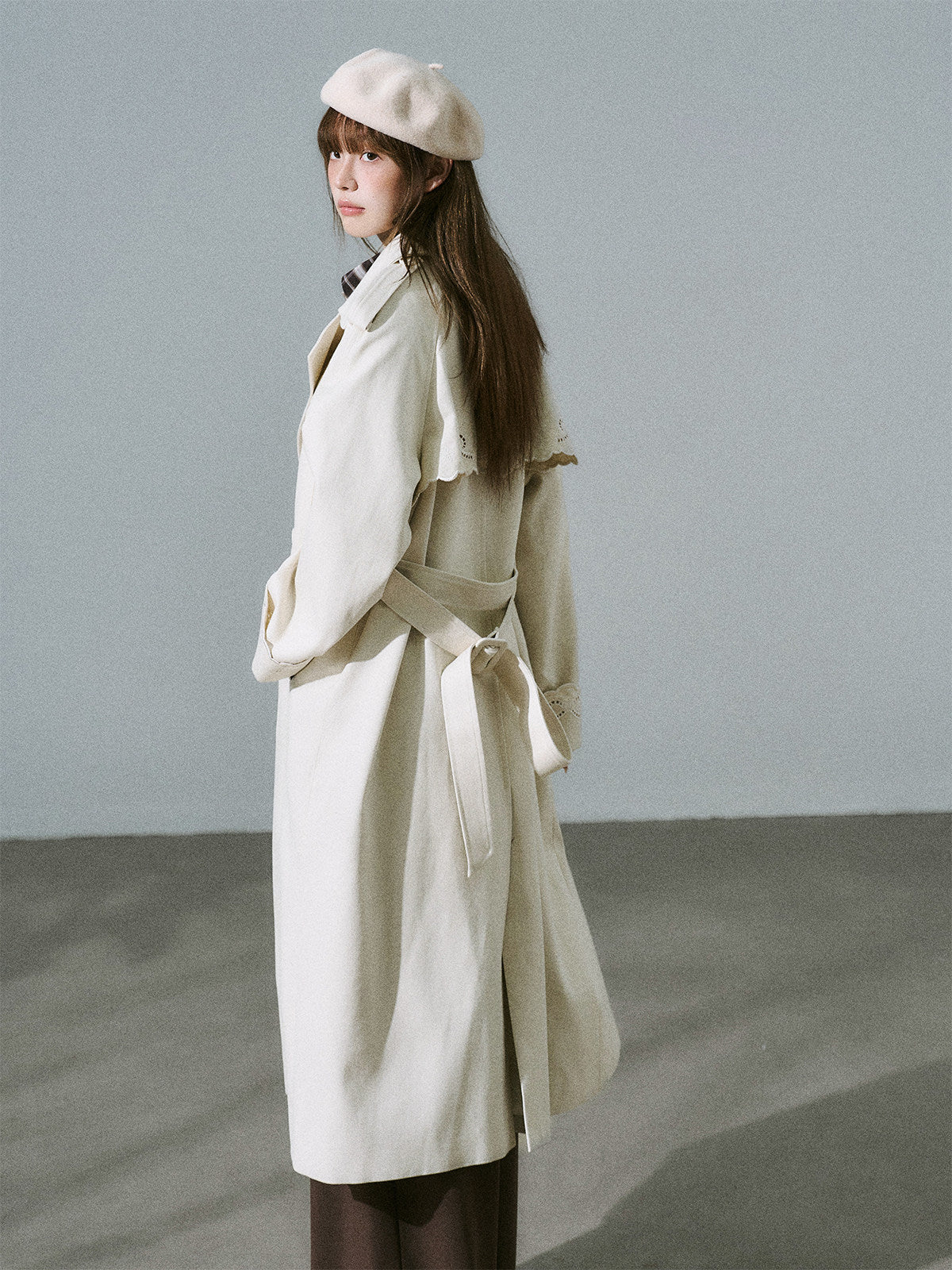 Double-Breasted Trench Coat