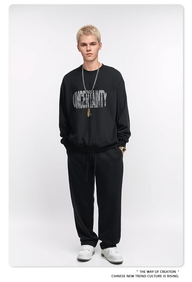 Oversize Round Neck Sweatshirt