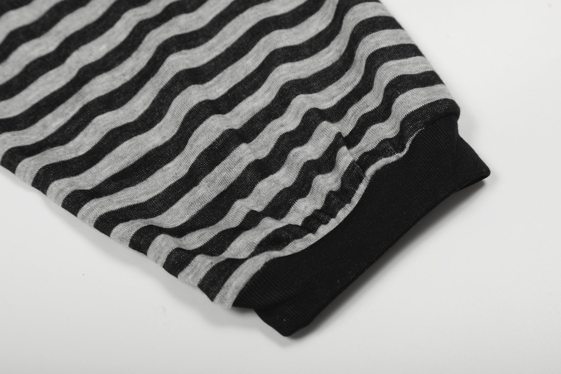 Fake Layered Stripe Star Long Sleeve T-Shirt