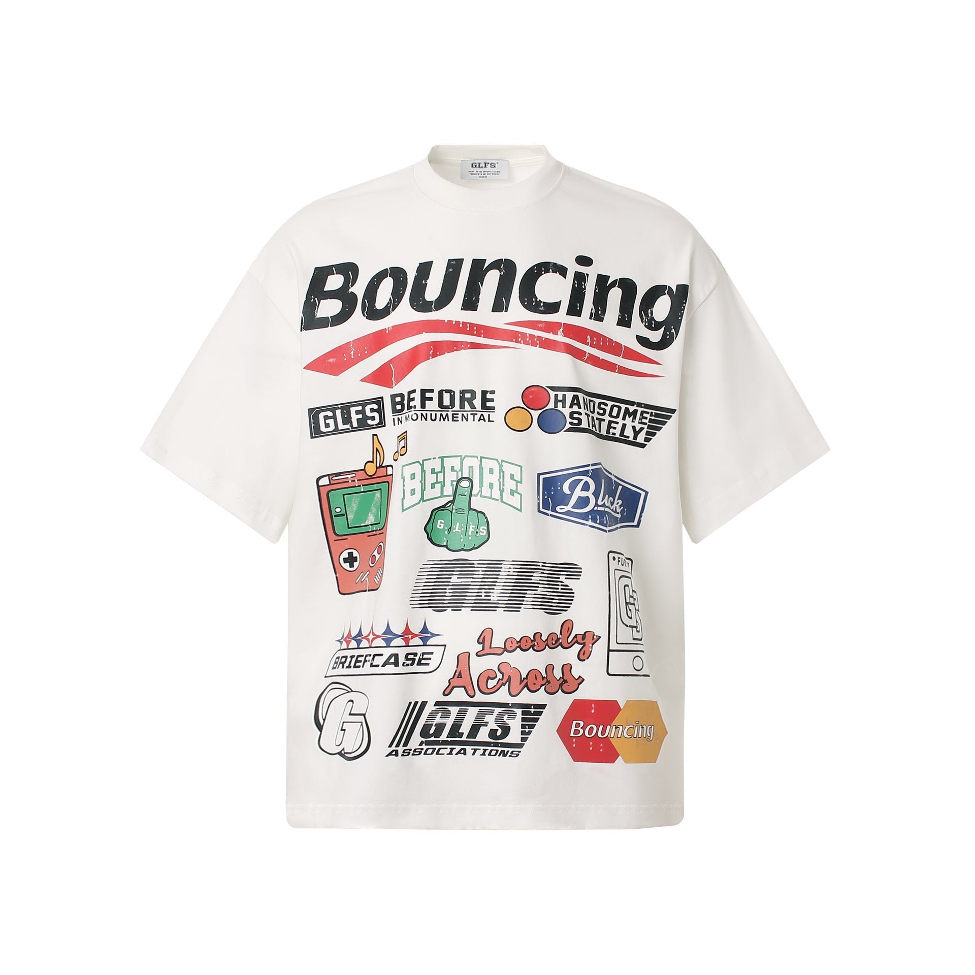 Letter Print Graphic Short Sleeve T-Shirt