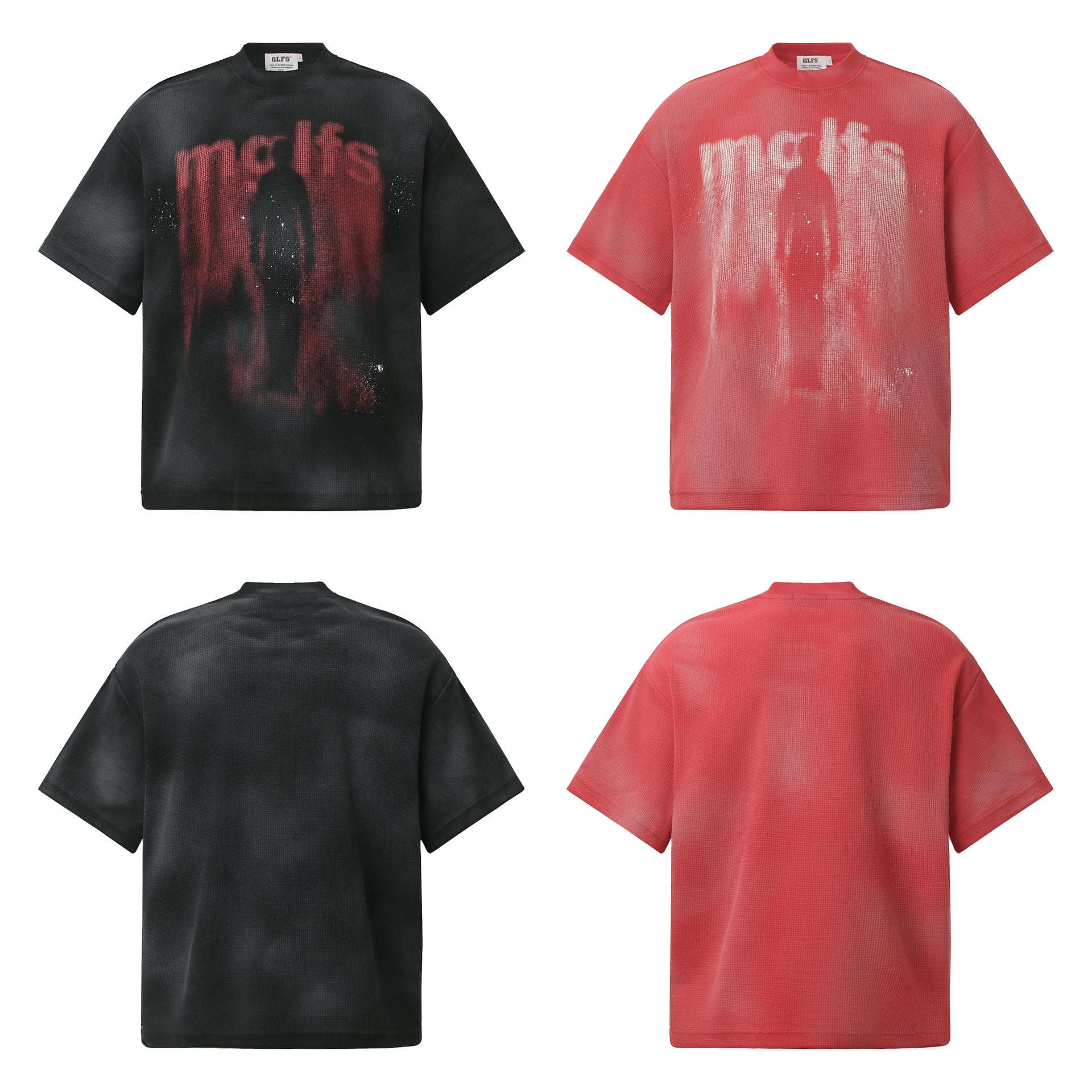 Waffle Shadow Art Print Short Sleeve T-Shirt
