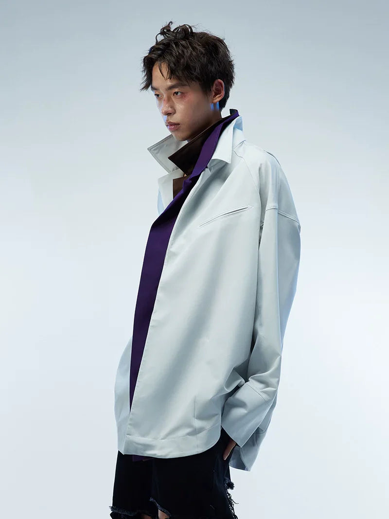 Plain Loose Jacket