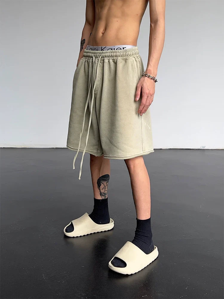 Wide Leg Short Sweatpants