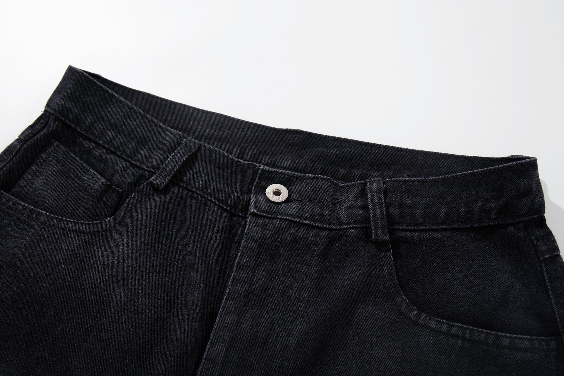 Washed Tribal Fade Wide Leg Denim Jeans