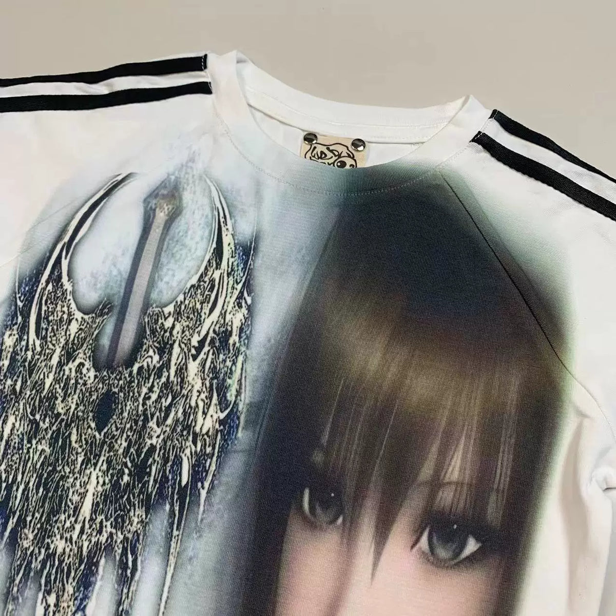 Side Stripe Long Sleeve T-Shirt
