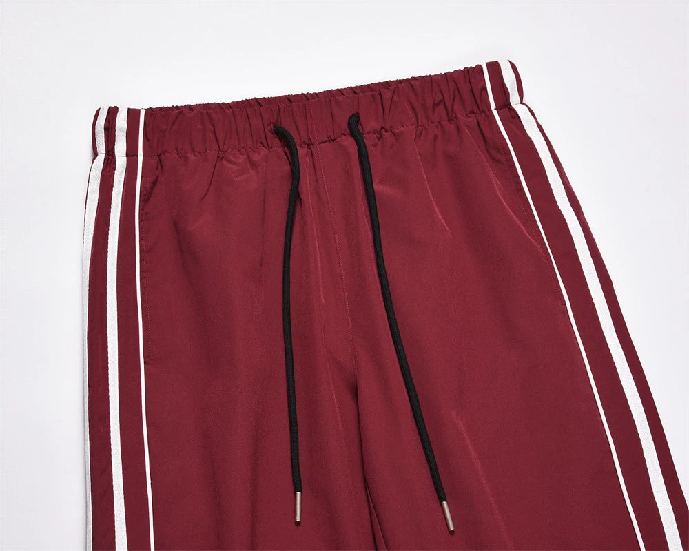 Side Stripe Patchwork Pants