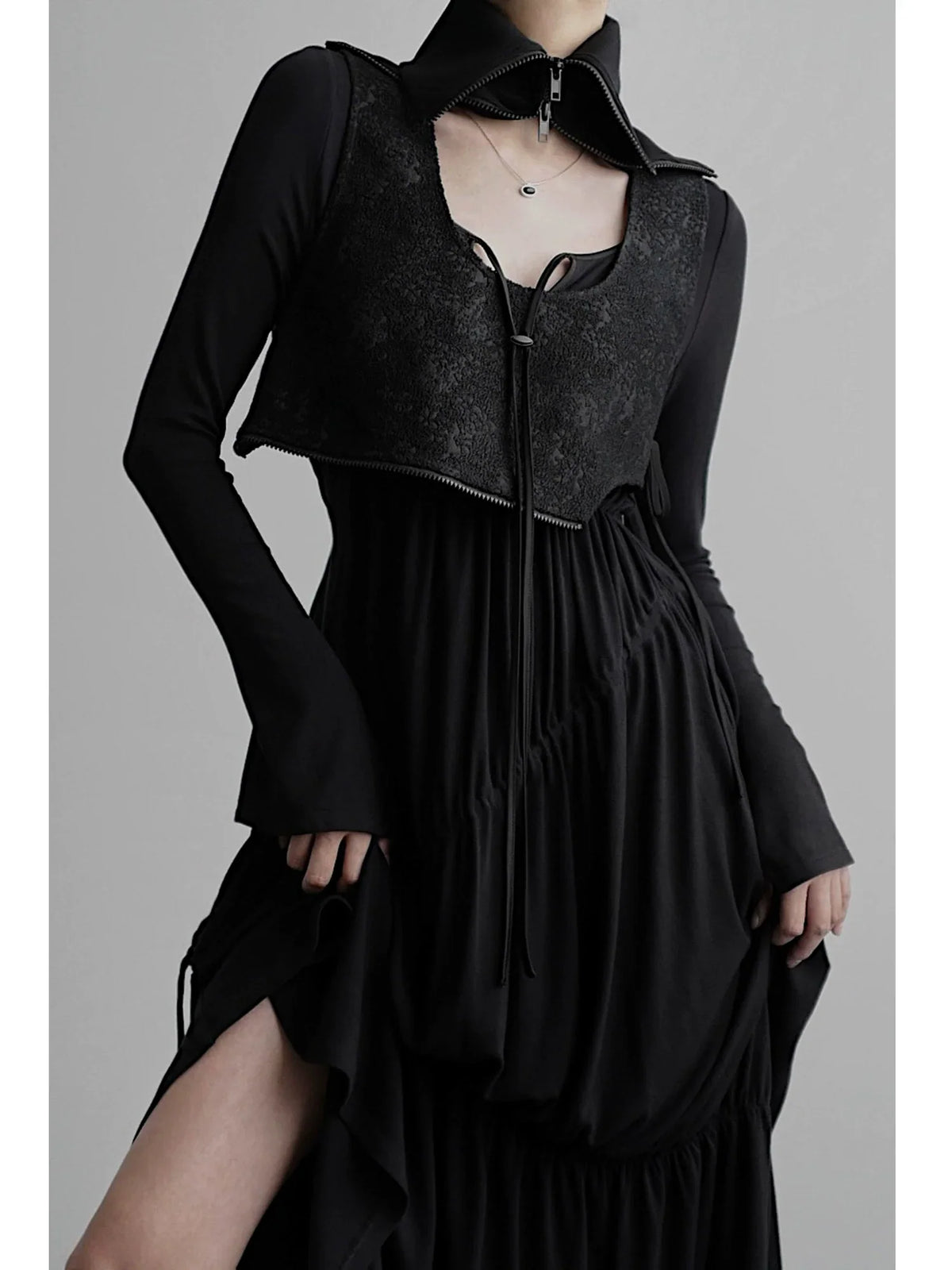 Gilet asymétrique réversible