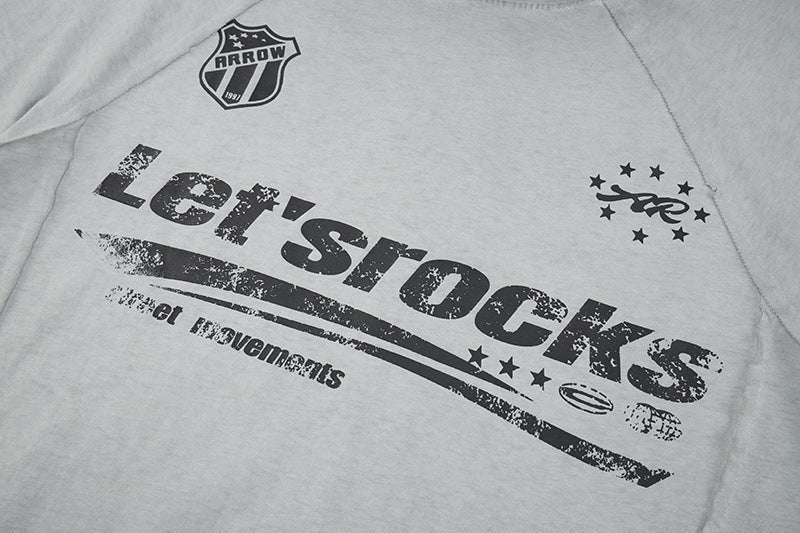 Washed Logo Print Short Sleeve T-Shirt