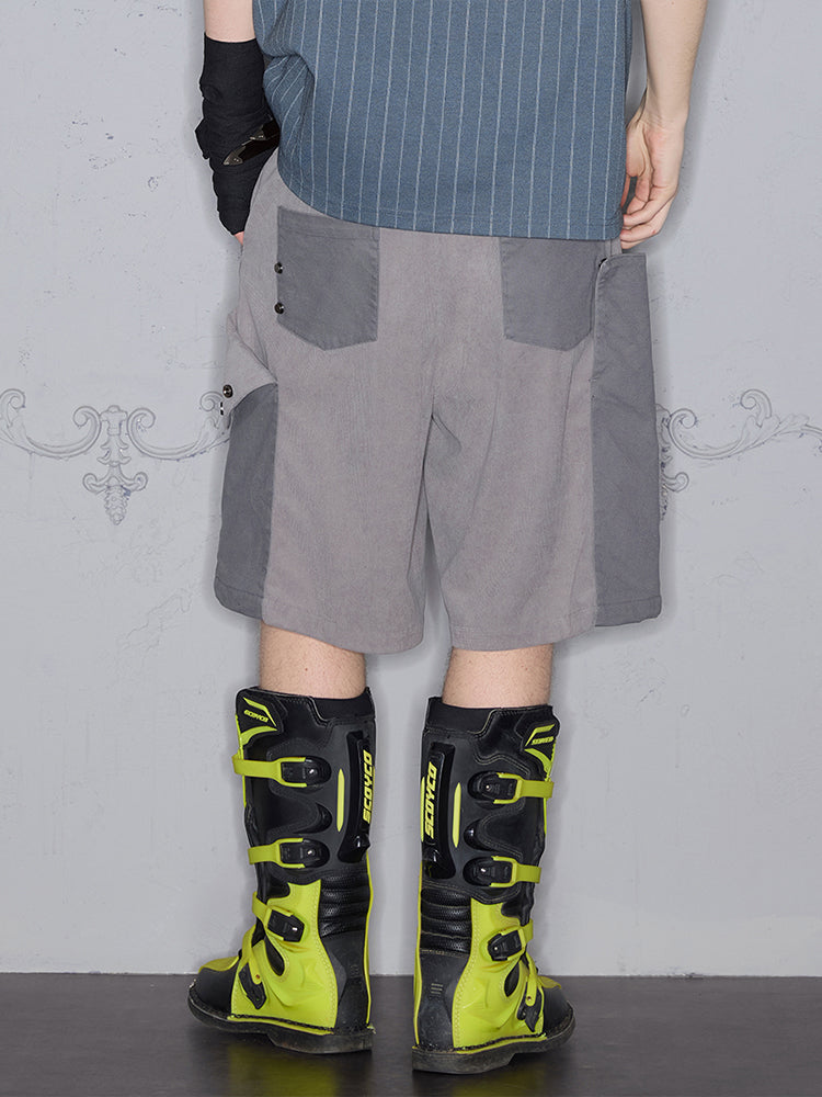 Patchwork Pocket Design Short