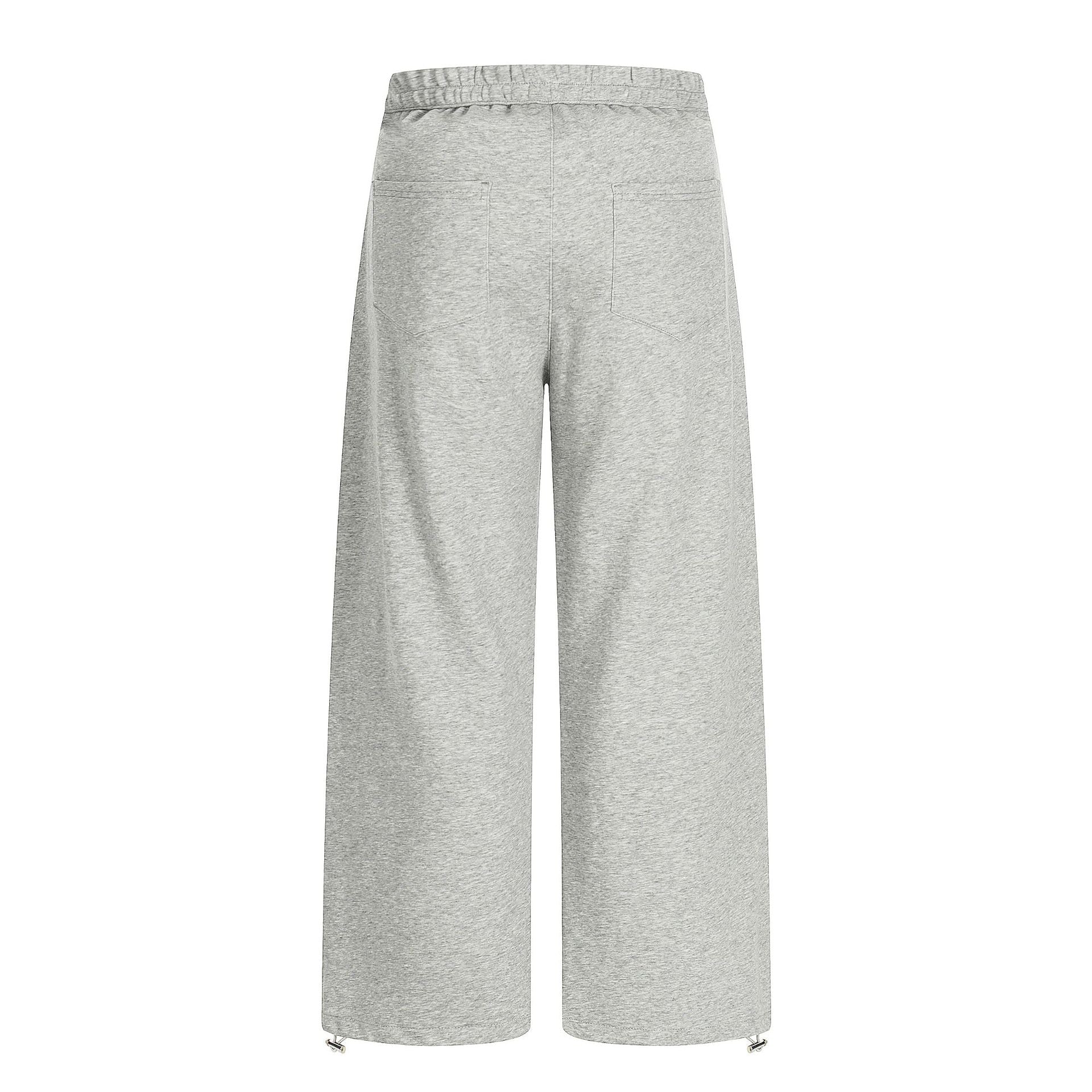 Pleats Wide Leg Sweatpants